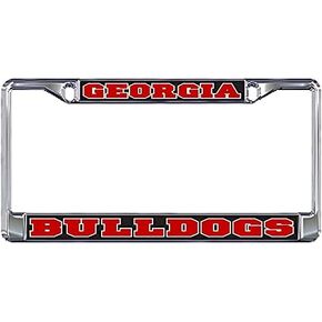 Georgia Bulldogs Metal License Plate Frame for Front or Back of Car Officially Licensed
