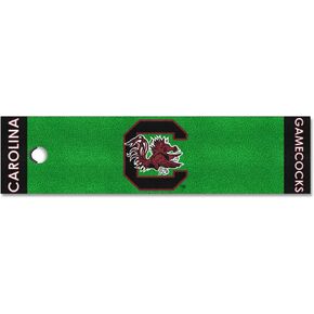 FANMATS 10324 South Carolina Gamecocks Putting Green Mat - 1.5ft. x 6ft.