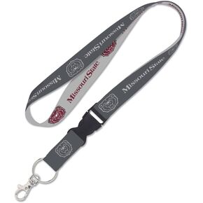 Missouri State Lanyard | Charcoal Neckstrap | Official Licensed Product