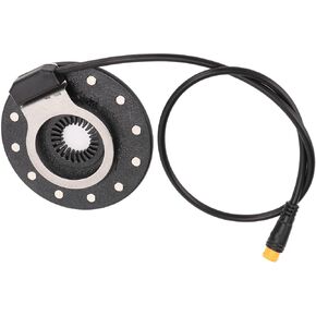 Pedal Assist Sensor, High Sensitivity Electric Power Pedal Assist Sensor 12 Magnets Pedal Assistant Sensor Easy to Install Assistant Sensor with Dual Hall Sensors (Small