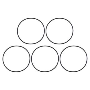 MECCANIXITY FKM O-Ring 2.01" OD 1.89" ID 1/16" Width Fluorine Rubber Sealing Gasket Washer 75A Seal O Rings for Engines Industrial Plumbing, Black, Pack of 5