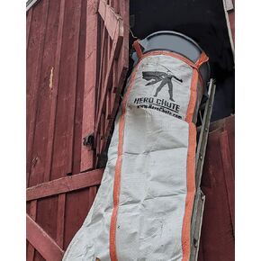 Hero Chute™ Heavy Duty 10ft Construction Chute Section Includes 4-120lb Rated ZipTies
