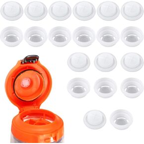 10pcs Replacement Valves Compatible with Gatorade Water Bottle, BPA Free Silicone Dispensing Valve Bottle Lid Replacement Accessories for Gatorade 32oz Squeeze Bottle & 30oz Gx Water Bottle