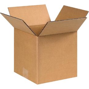 PARTNERS BRAND 8x8x8 Corrugated Boxes, Small, 8L x 8W x 8H, Pack of 25 | Shipping, Packaging, Moving, Storage Box for Home or Business, Strong Wholesale Bulk Boxes