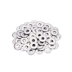 I-MART Pack of 120 M8 Flat Washer, M8 Washer, 304 Stainless Steel (8 mm ID, 22 mm OD, 2 mm Thick)