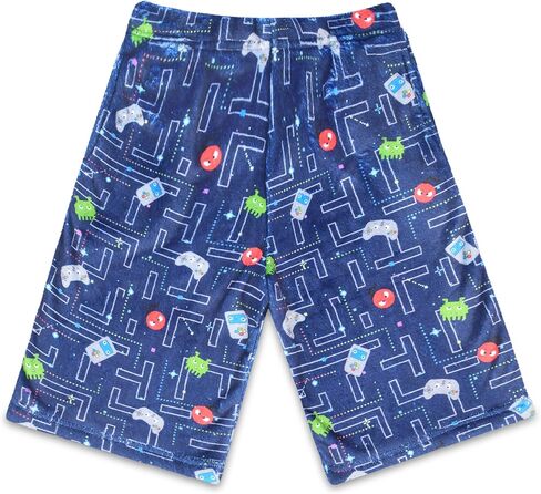 iscream Big Boys Fun Print Silky Soft Plush Shorts - Fun and Games Collection in Saudi Arabia