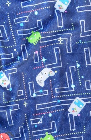 iscream Big Boys Fun Print Silky Soft Plush Shorts - Fun and Games Collection in Saudi Arabia