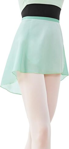 Daydance Women Ballet Skirts Chiffon Dance Wrap Skirts for Adult Fading Color in Kuwait