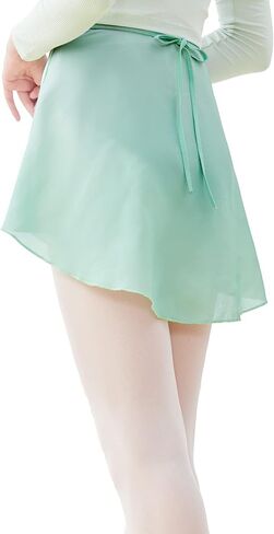 Daydance Women Ballet Skirts Chiffon Dance Wrap Skirts for Adult Fading Color in Kuwait