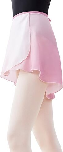 Daydance Women Ballet Skirts Chiffon Dance Wrap Skirts for Adult Fading Color in Kuwait