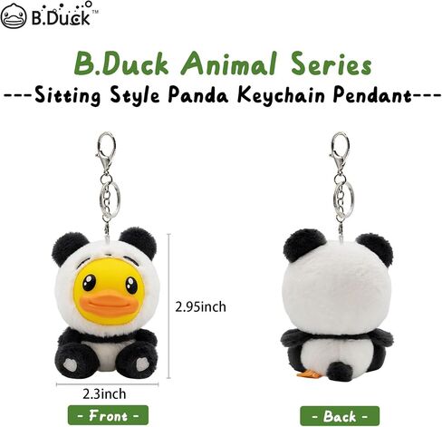 B.DUCK Keychain Plush Pendant Stuffed Animal Cute Decorative Accessory Gift For Handbag Purse Backpack Car Keys in Saudi Arabia