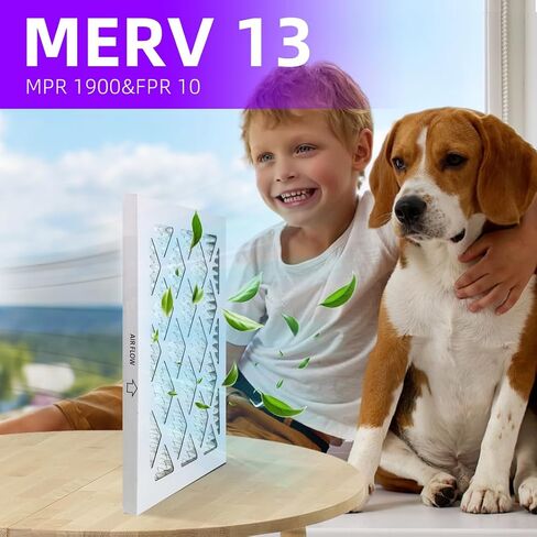 12x24x1 MERV 13 (6 عبوات) فلتر هواء مطوي (الحجم الفعلي: 11.38 بوصة × 23.38 بوصة × 0.75 بوصة) MPR 1900 & FPR 10، مرشحات هواء الفرن in Saudi Arabia