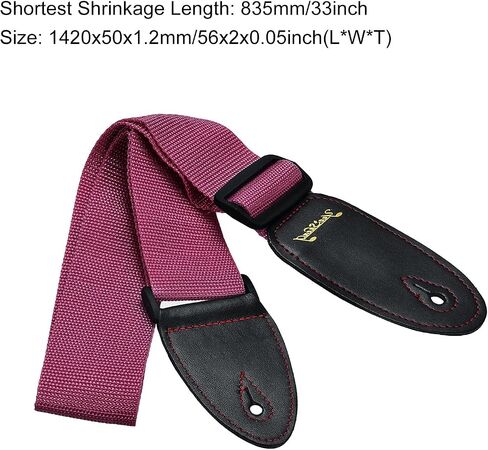 MECCANIXITY Guitar Shoulder Straps Belts Guitar Adjustable Straps, for Guitar Bass Ukulele in Saudi Arabia