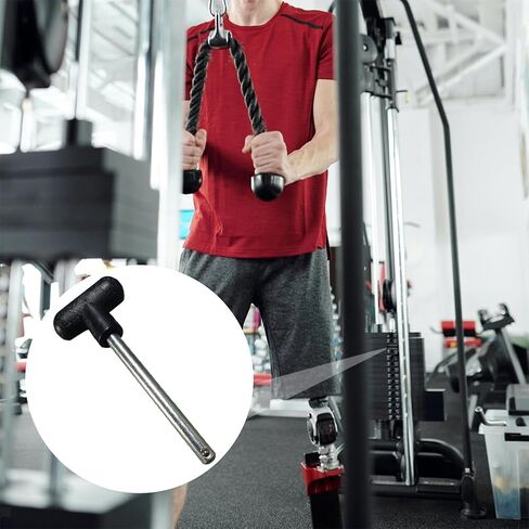 استبدال دبوس مكدس الوزن، دبوس آلة الوزن بمقبض T، دبوس الشد 3/8 قطر 5-1/2 بوصة، مساحة قفل عالمية، دبوس محدد كومة الوزن لمعدات التمارين الرياضية المنزلية in Kuwait