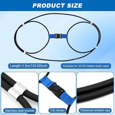 أقفال علبة القمامة ، وقمامة القمامة أقفال لإثبات الراكون ، وقمامة الحبل بنجي يمكن لأقفال للحيوانات ، الدب in Kuwait