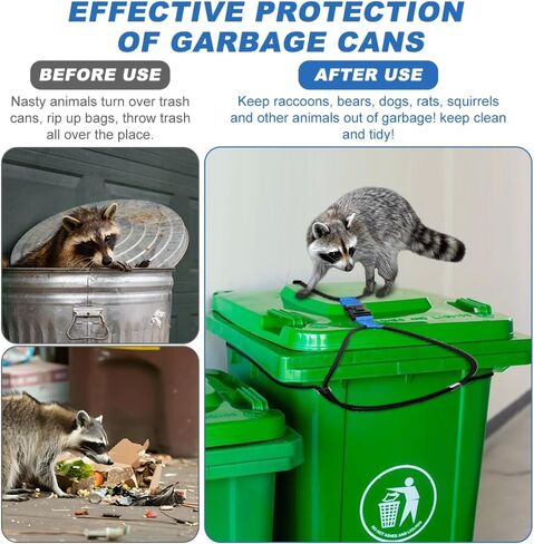 أقفال علبة القمامة ، وقمامة القمامة أقفال لإثبات الراكون ، وقمامة الحبل بنجي يمكن لأقفال للحيوانات ، الدب in Kuwait