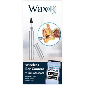 WaxRx Wireless Ear Camera, Visual Otoscope for iOS & Android