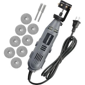 Handheld Electric Tungsten Sharpener, Four-angle Tungsten Electrode Sharpening Machine,TIG Welding Rotary Tool with Flat Grinding Block, Cut-Off Slot