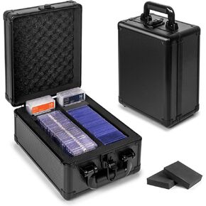Graded Card Storage Box, Top Loaders Storage Case, Sports Trading Card Box, Cards Slab Case PSA MTG CSG BGS SGC One Touch Magnetic Card Holder, Collector Waterproof Carrying Boxes (Large)