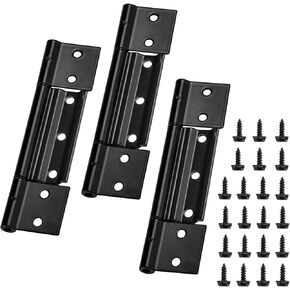 PalpitateC Storm Door Hinges Replacement fits for Larson Screen Door Hinges, Extruded Aluminum Door Hinge Kit Black 3 Piece