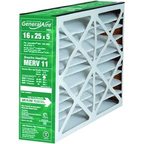 Generalaire 4541 (Old 4511) 16 x 25 x 5 Merv 11 Air Filter- Actual Size= 15 5/8 x 24 3/8 x 4 15/16- 6FM1625-Old 5FM1625