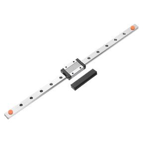 uxcell MGN12 350mm Linear Guide Rail with MGN12H Sliding Carriage Block Bearing Steel and Plastic Mini MGN12 Linear Guide for DIY 3D Printers and CNC Machine, Black