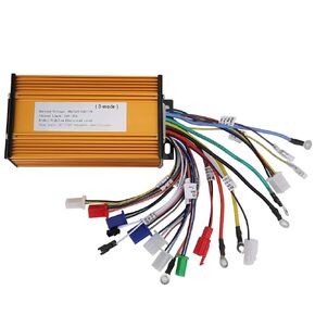 E-Bike Speed Controller, 48V 60V 64V 72V Metal Motor Brushless Controller 1000W-1500W Electric Scooter Motor Speed Controller Three Mode Sinusoid 12 Tube for Electric Bicycle, Electric Scooter