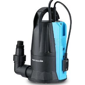 Sump Pump, 1/3 HP 1850GPH Automatic Submersible Utility Water Pump, Portable Electric Low Level Drain Water Removal Pump with Sensor Switch for Swimming Pool Basement Garden Pond Draining