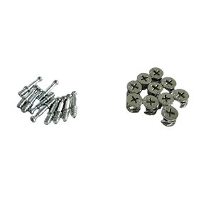 10Sets Eccentric Wheels Zinc Alloy Cam Locks and Nuts Furniture Fastening Hardware with Installation Rods,28mm
