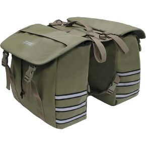 Bike Panniers Rear Rack Waterproof,Ebike Saddle Bags,Bicycle Storage Bag,Bike Frame Bag Under Seat,Bike Rear Rack Bag Large Capacity Reflective Strip