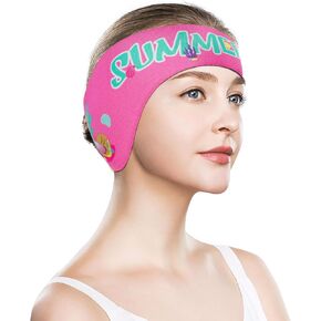 MoKo Swimming Headband for Kids & Adults, Cute Swinmmers Headband Ear Band Keep Water Out Waterproof Ear Protection Band