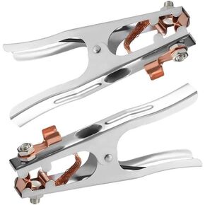 2pcs 300A/500A/800A Earth Ground Cable Clip Clamp Welding Manual Welder Electrode Holder Welding Processing Ground Clamp Professional Tools (300A)
