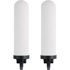 2PCS 7" Ceramic Filter, Replacement Filters Candle Activated Carbon for ProOne® Countertop Gravity Water Filter System, Household Water Bucket,Water Cooler Filtration Systems