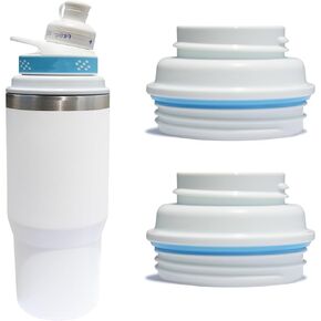Tumbler Adapter for Stanley IceFlow to Cirkul，Water Bottle Adapter for Stanley IceFlow to Cirkul Cup，Intended for 20 OZ/30 oz Stanley IceFlow