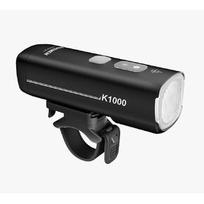 RAVEMEN K1000 Smart Front Bike Light for Cycling, 1000 Lumen Intelligent Night Riding Mode Automatic Brightness Adjustment, USB C Rechargeable Bicycle Light