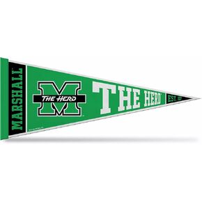 Rico Industries NCAA Marshall Thundering Herd Rally 12" x 30" Felt Wall Décor Pennant - Great for Home/Bed Room/Man Cave Décor