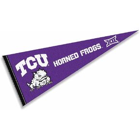 College Flags & Banners Co. Texas Christian Horned Frogs Big 12 Pennant Flag