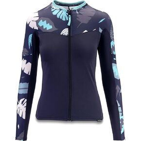 Dakine Women's Persuasive Snug Fit Long Sleeve - Abstract Palm - Small