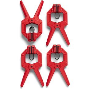 Edge Band Spring Clamp - Home Improvement Hand Tools - Adjustable Band Clamps for Woodworking, Carpentry & More - Set of 4