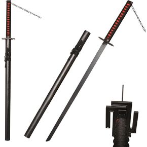 40.6" Kurosaki Ichigo's Tensa Zangetsu Samurai Sword Katana Japanese Anime for Cosplay, Collection