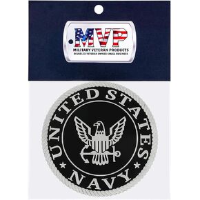 2.25 Inch US Navy Medallion – Ideal Navy Gift – Navy Medal for Car, Home, or Office – Disabled Vet Owned Small Business
