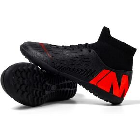 AMZ BSHIDA Men's Indoor Soccer Shoes Big Boys/Youth Training Turf Cleats Futsal Shoes/Football Sneaker