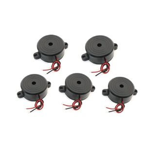 DC 9-15V HYD-4218 Active Piezo Electronic Alarm Buzzer (90dB, 5Pcs)