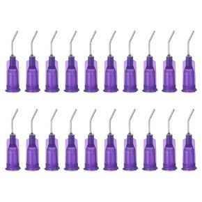 PATIKIL Blunt Tip Dispensing Needles with Bent Blunt Needle, 100 Pcs 0.5 Inch 21G Industrial Liquid Dispenser Needle for Refilling Liquid Ink Adhesive Glue