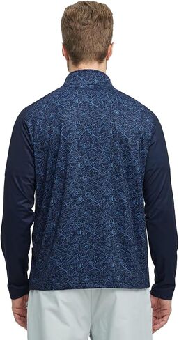Rouen Quarter Zip Pullover Men Lightweight Dry Fit Athletic Mock Neck Midlayer Print Golf 1/4 Zip Pullover Mens Sweatshirts in Saudi Arabia