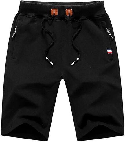 السراويل القصيرة غير الرسمية شورتات الصيف الصيفية شورت الخصر المرن مع جيوب السوستة in Kuwait