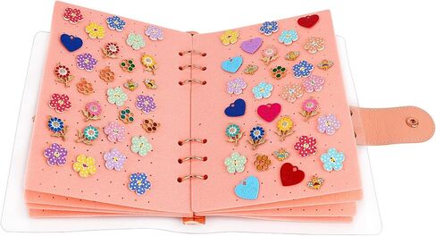 Framendino, 8 Pages Enamel Pin Display Book Collection for Collectors Pins Travel Pink in Saudi Arabia