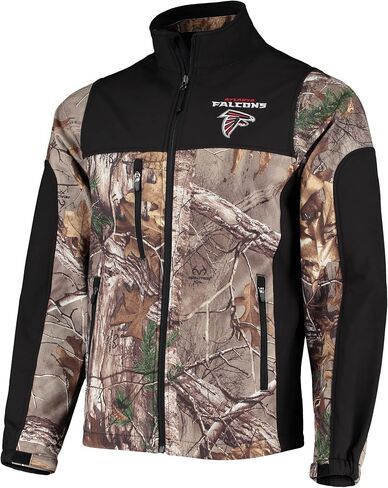 dunbrooke Men's Realtree Camo/Black San Francisco 49ers Hunter Softshell Full-Zip Jacket in Saudi Arabia