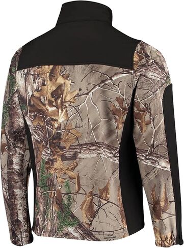 dunbrooke Men's Realtree Camo/Black San Francisco 49ers Hunter Softshell Full-Zip Jacket in Saudi Arabia