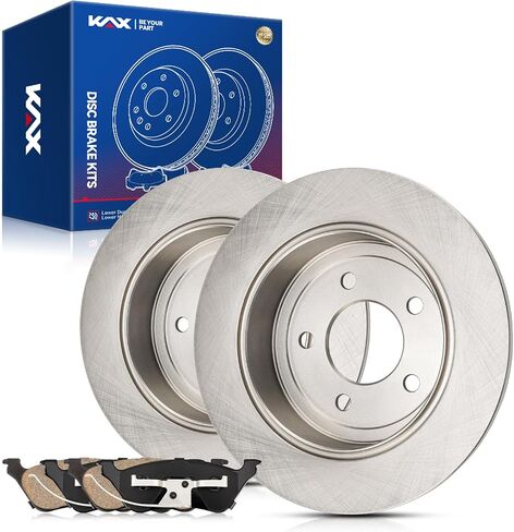 KAX Front Brake Kit, OE Brake Rotors and Ceramic Brake Pads | Fits TITAN 2005-2007, Armada 2005-2006, QX56 2005-2006, Automotive Replacement Brake Kit in Saudi Arabia